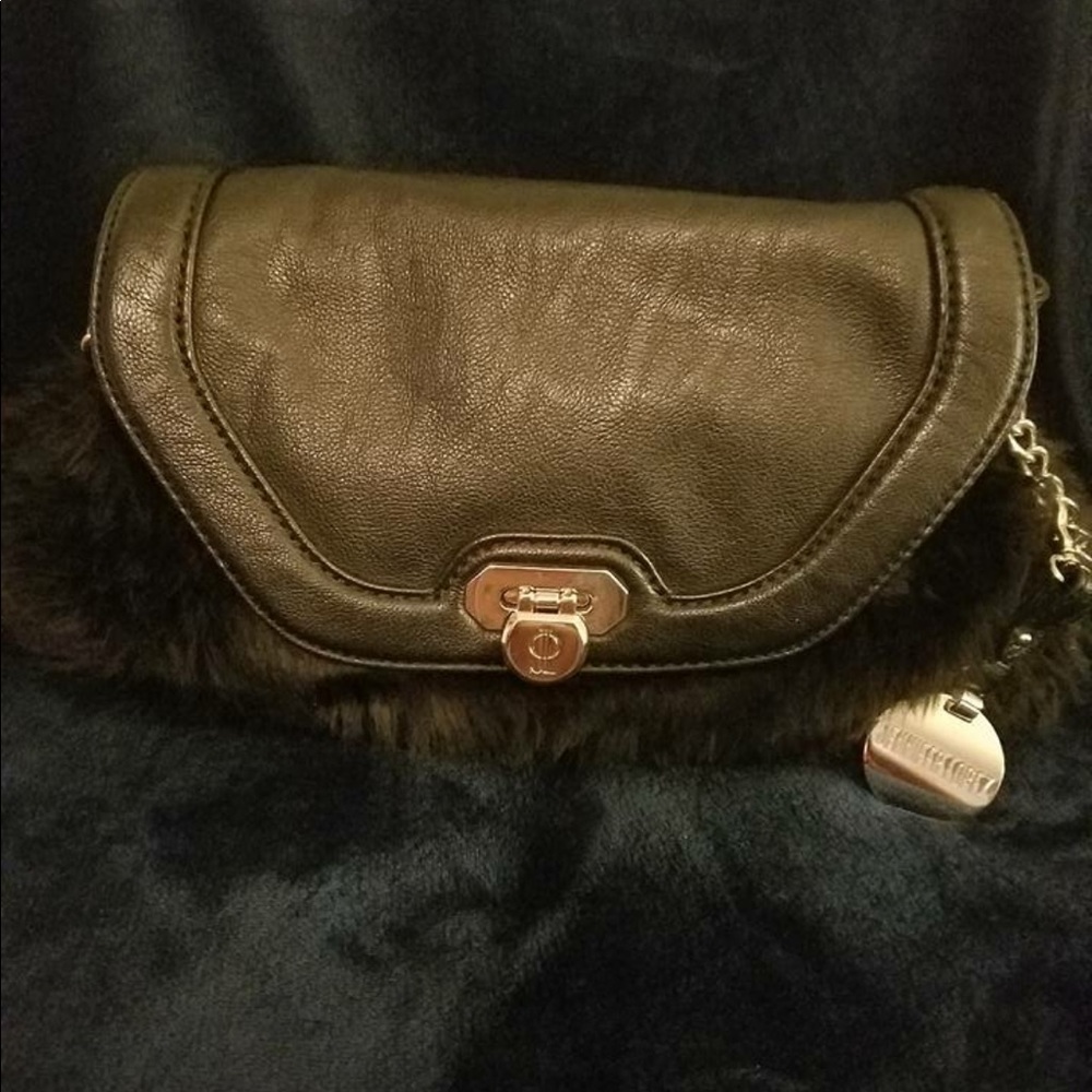 Jennifer Lopez black handbag